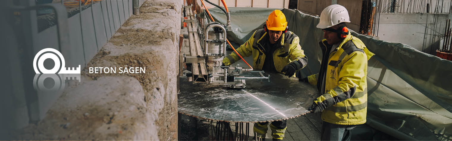 Beton schneiden und saegen